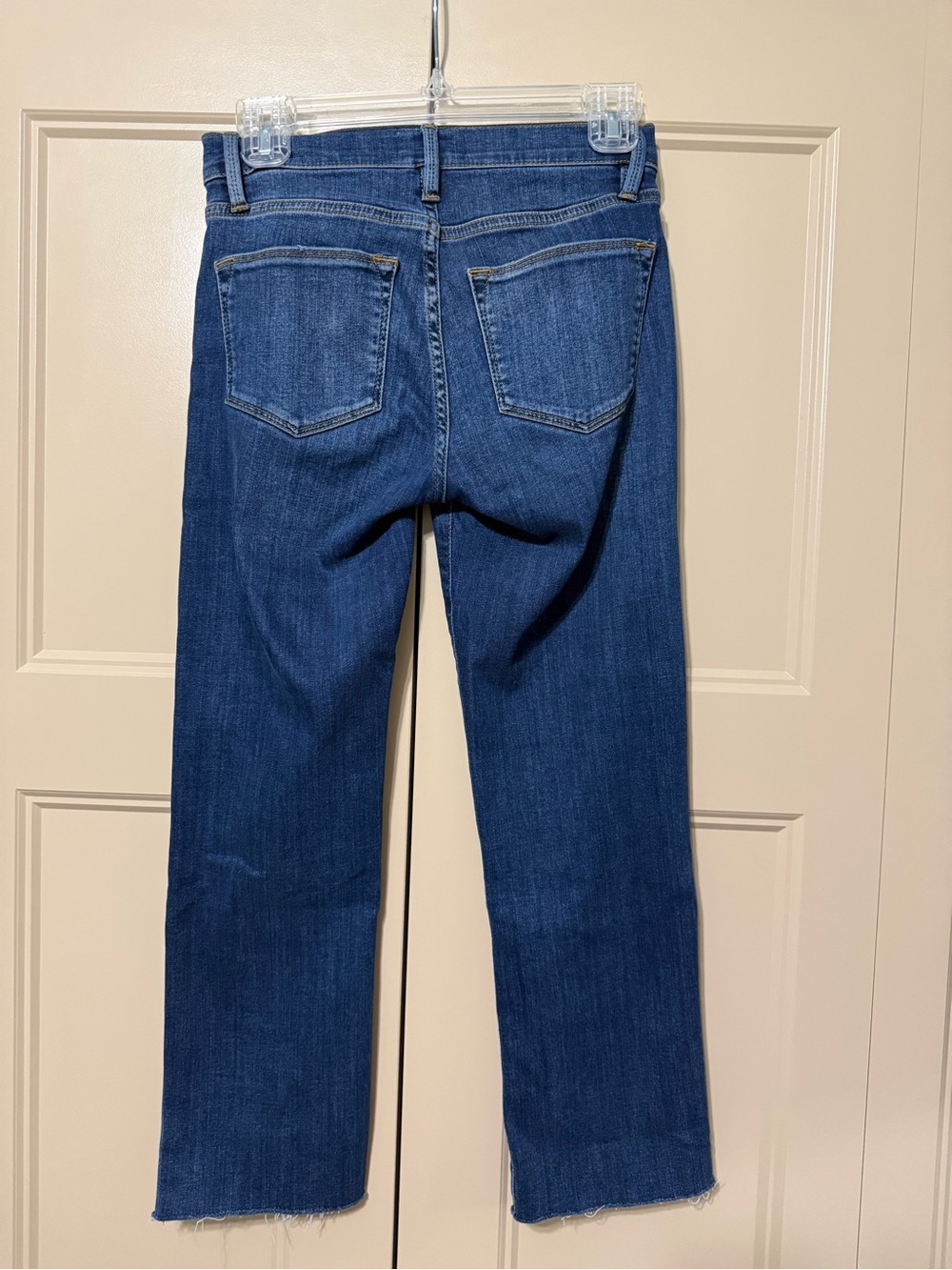 Frame Denim Le High Straight Jeans Raw Hem
- Dark Blue size 25 - Picture 6 of 11